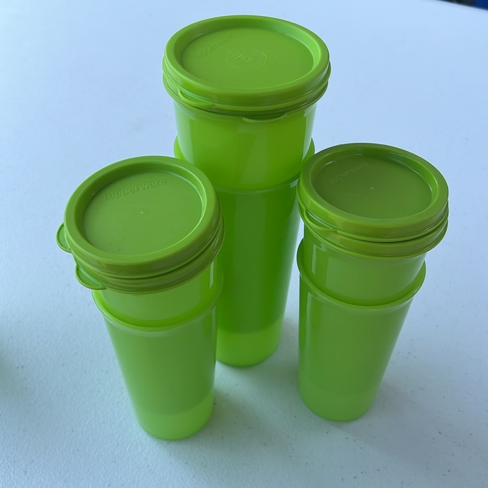 Set of 3 Tupperware Tumblers